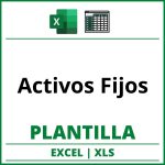 Formato de Activos Fijos Excel