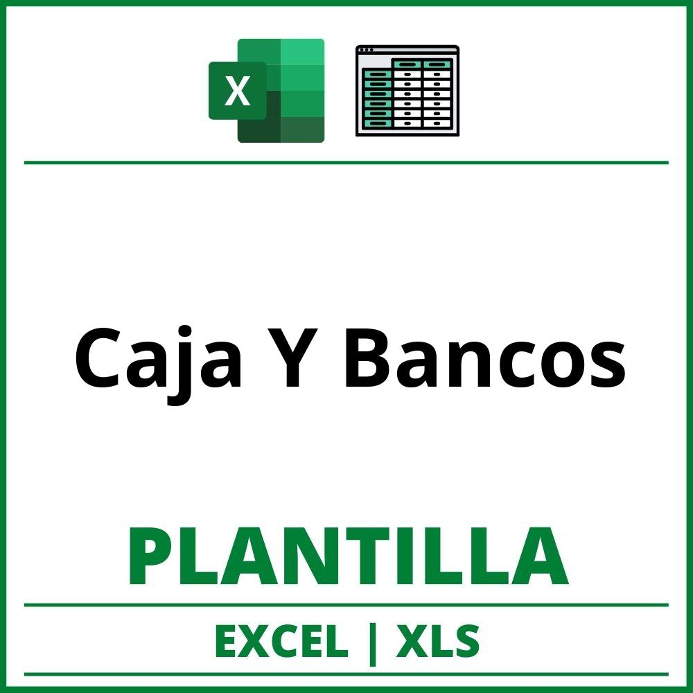 Formato de Caja Y Bancos Excel