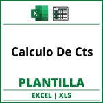 Formato de Calculo De Cts Excel