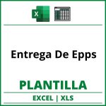Formato de Entrega De Epps Excel