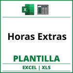 Formato de Horas Extras Excel