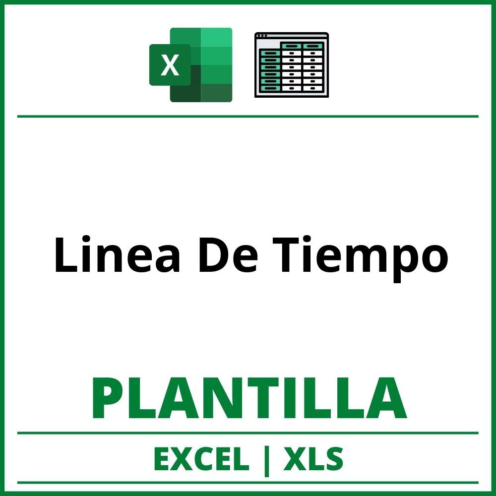 Formato de Linea De Tiempo Excel