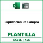 Formato de Liquidacion De Compra Excel