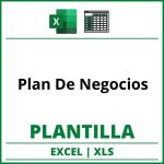 Formato de Plan De Negocios Excel