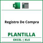 Formato de Registro De Compra Excel