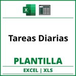 Formato de Tareas Diarias Excel