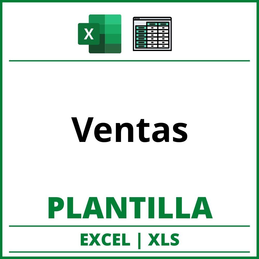 Formato de Ventas Excel